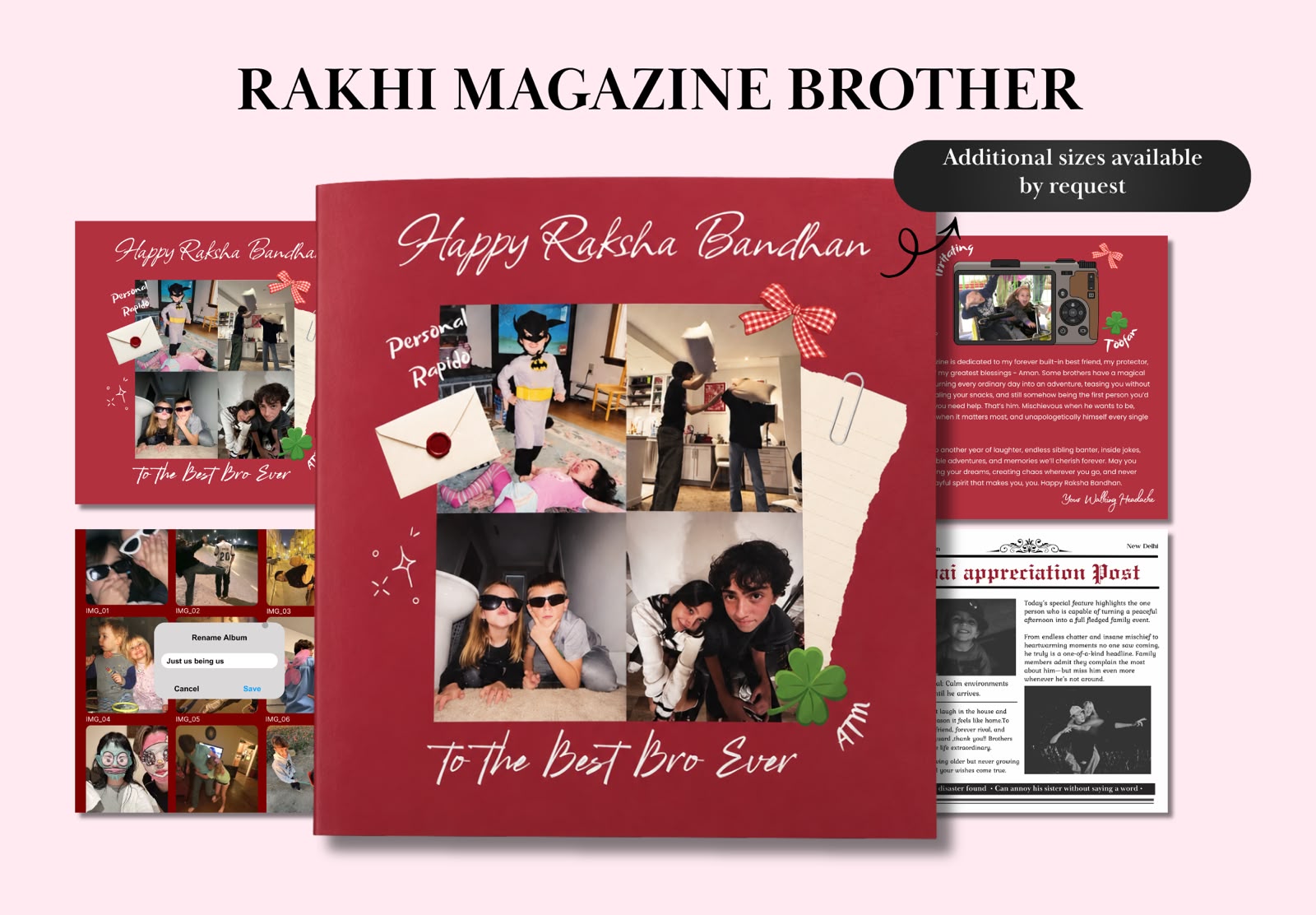 Mini Rakhi Magazine for Brother