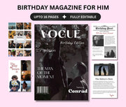 Birthday Magazine for Him