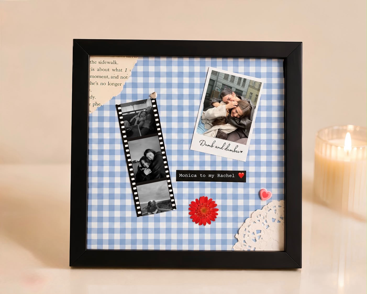 Gingham Wall Frame