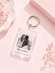 Personalized Rectangle Photo Acrylic Keychain